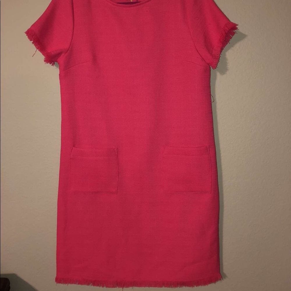 Ronni Nicole straight pink dress